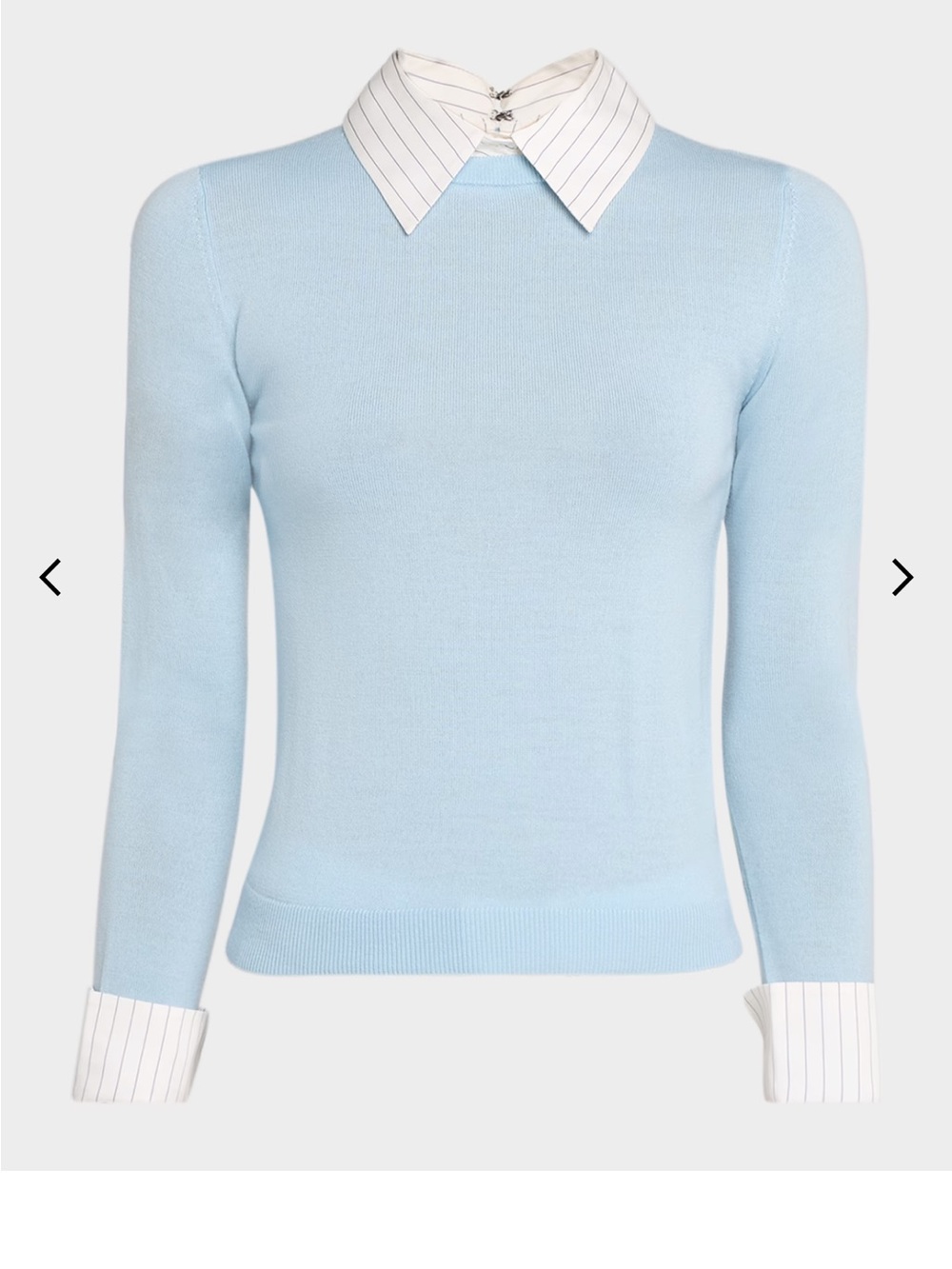 Nwot -Unworn Alice + Olivia Nwot -Unworn Porla Collared Sweater xs